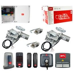 BFT KIT COMPLETO PER CANCELLI BATTENTE 230V BFT ELI VELOCE AC A35 KIT 2611889
