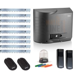 DITEC KIT CROSS18VEP 230V 1800KG CANCELLO SCORREVOLE FINECORSA MAGNETICO 9MT CREMAGLIERA
