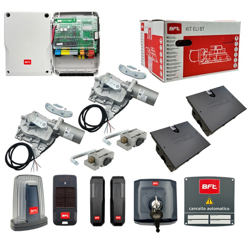 BFT ELI BT A40 KIT CANCELLO ANTE BATTENTI INTERRATO 24V 2613255