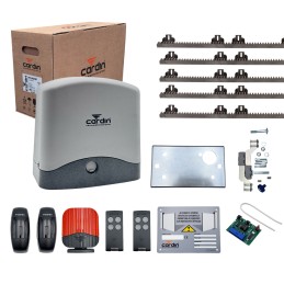 CARDIN SLACE FAST KIT PER CANCELLI SCORREVOLI 300KG 24V CON 5MT CREMAGLIERA KT-SLACEFAST VELOCE