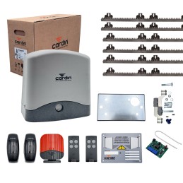 CARDIN SLACE FAST KIT PER CANCELLI SCORREVOLI 300KG 24V CON 6MT CREMAGLIERA KT-SLACEFAST VELOCE