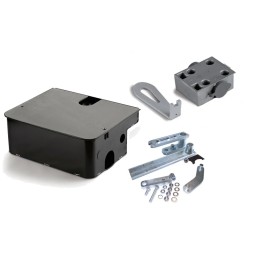 DITEC CASSA DI FONDAZIONE CUBIC6C CON LEVERISMI CUBIC6L E SBLOCCO A LEVA CUBIC6SBL PER ANTA FINO A 3,5 M