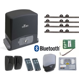 CARDIN KT-SLX624SE KIT COMPLETO CON BATTERIA TAMPONE PER CANCELLI SCORREVOLI 600KG 24V