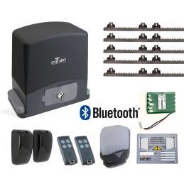 CARDIN KT-SLX624SE KIT COMPLETO CON BATTERIA TAMPONE PER CANCELLI SCORREVOLI 600KG 24V