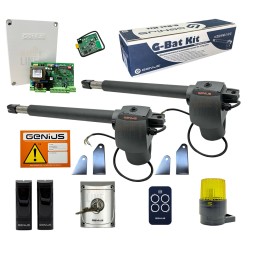 KIT GENIUS FAAC AUTOMAZIONE CANCELLO BATTENTE G-BAT 300 230V 3MT MAX. PER ANTA 51701271