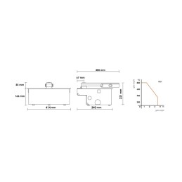 ROGER MOTORE INTERRATO R21/351/SUB 230V CANCELLO BATTENTE FINO A 3,5 MT RESISTENTE ALL'ACQUA