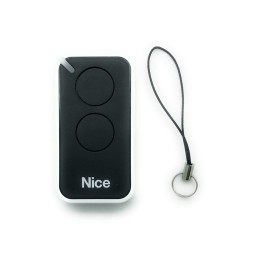NICE TELECOMANDO RADIOCOMANDO 2 CANALI 433,92 MHZ ROLLING CODE NERO INTI2