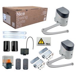 NICE HYKE COMPLETE KIT FOR AUTOMATION OF SWINGING GATES WITH ARTICULATED ARM UP TO 3.5 MT 24V HYKEBDKCE