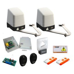 ROGER KIT H23/284 BATTENTE ARTICOLATO 230V CON ENCODER IRREVERSIBILE FINO A 2,8 M PER ANTA