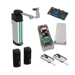 ROGER KIT MOTORE PER CANCELLO BATTENTE PEDONALE BRUSHLESS BRACCIO ARTICOLATO USO SUPER INTENSIVO ML092