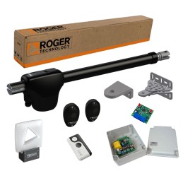 ROGER KIT MONOS4 220V ELETTROMECCANICO PER UN ANTA USO INTENSIVO ANTA MAX 4MT IRREVERSIBILE