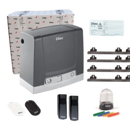 DITEC DITNEOS500GL KIT CON MOTORE NEOS 500G PER CANCELLO SCORREVOLO FINO A 500 KG 4MT CREMAGLIERA