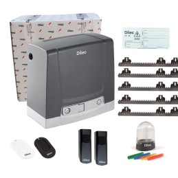 DITEC DITNEOS500GL KIT CON MOTORE NEOS 500G PER CANCELLO SCORREVOLO FINO A 500 KG 5MT CREMAGLIERA