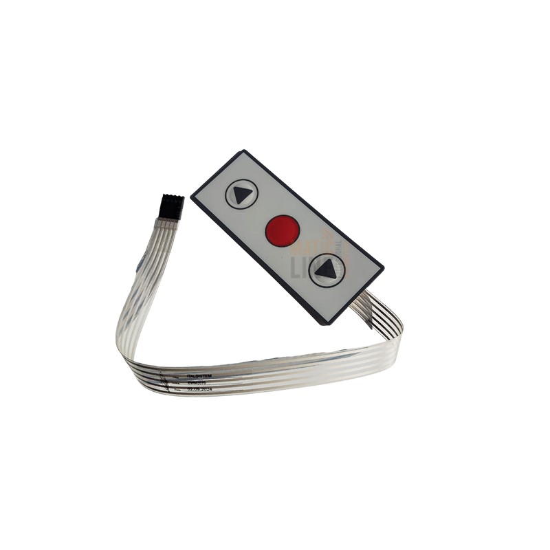 BOÎTE À BOUTONS DITEC PT3 MONTÉE ET DESCENTE POUR UNITÉS DE COMMANDE E1A, E1T, LOGIC M ET LCA85B, AVEC 3 BOUTONS