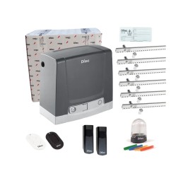 DITEC DITNEOS800GL KIT 24V CON OPERATORE NEOS 800G PER CANCELLO SCORREVOLO FINO A 800 KG 6MT CREMAGLIERA