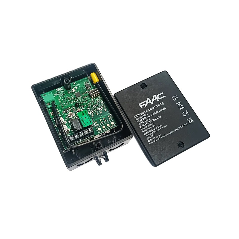 FAAC XR2N FDS 433-868 mhz RICEVENTE RADIO ESTERNA 2 CANALI SLH RC DS 787023