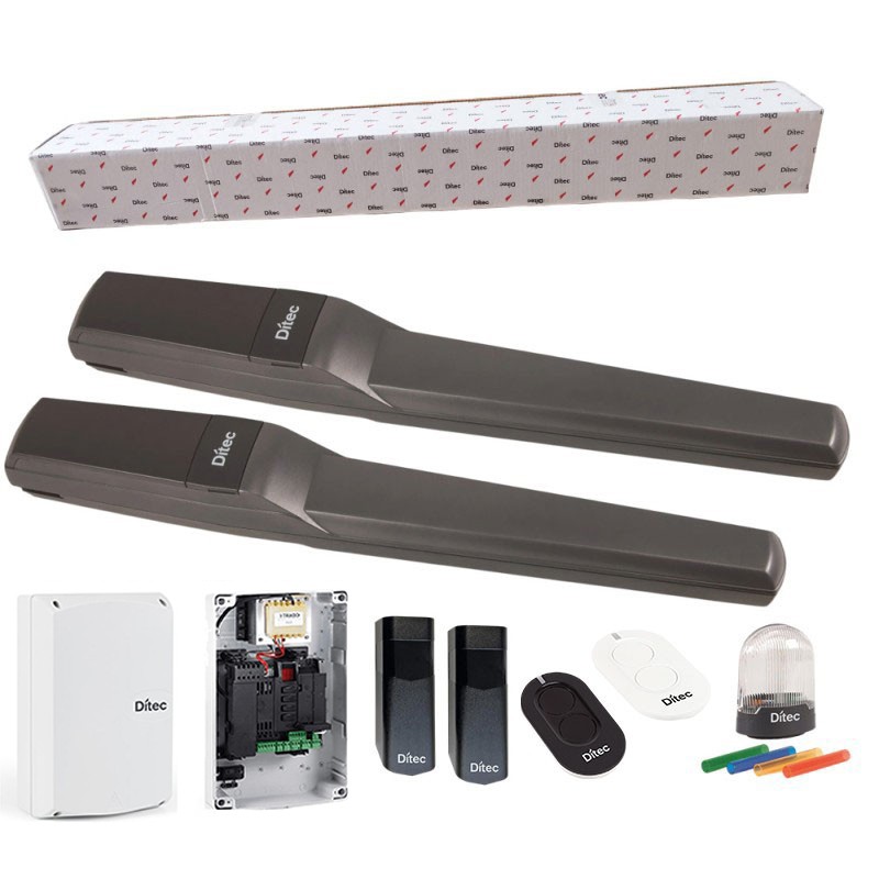 DITEC KIT MOTORE PWR 24V PER CANCELLO A 2 ANTE BATTENTI 7MT PWR35HL ML311