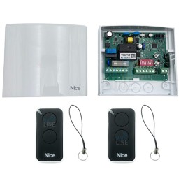 NICE MC200 CENTRALE PER AUTOMAZIONE PORTE DA GARAGE 220V CON 2 RADIOCOMANDI