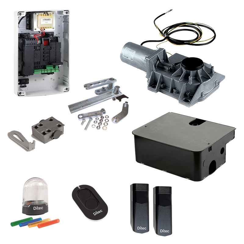 DITEC CUBIC6H 24V KIT FOR ONE UNDERGROUND SWING GATE, MAX. LEAF WIDTH 3.5 MT (ML336) DITEC CUBIC6H 24V KIT FOR ONE UNDERGROUND SWING GATE, MAX. LEAF WIDTH 3.5 MT (ML336)