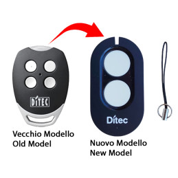 TÉLÉCOMMANDE DITEC ZEN2C REMPLACE LE MODÈLE GOL4C 433 MHz