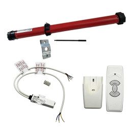 50Nm MOTOR KIT FOR ROLLER SHUTTERS AND AWNINGS WITH ML371 REMOTE CONTROL OPENING RECEIVER